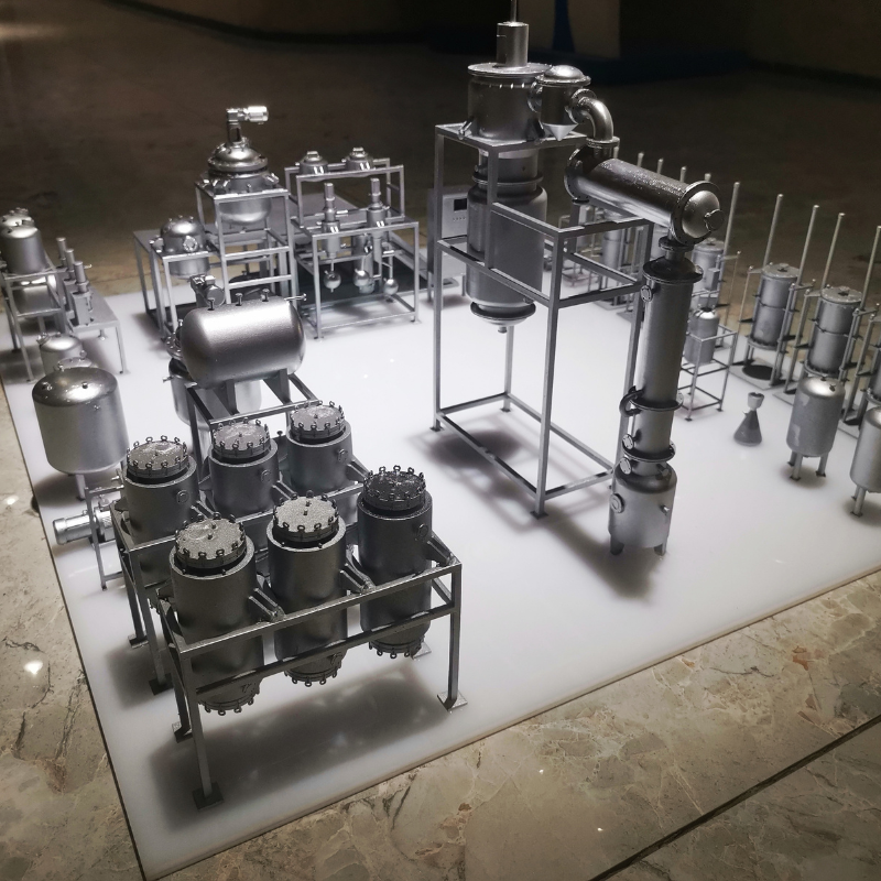 3d打印-化工厂等比例微缩模型（中国石化集团）